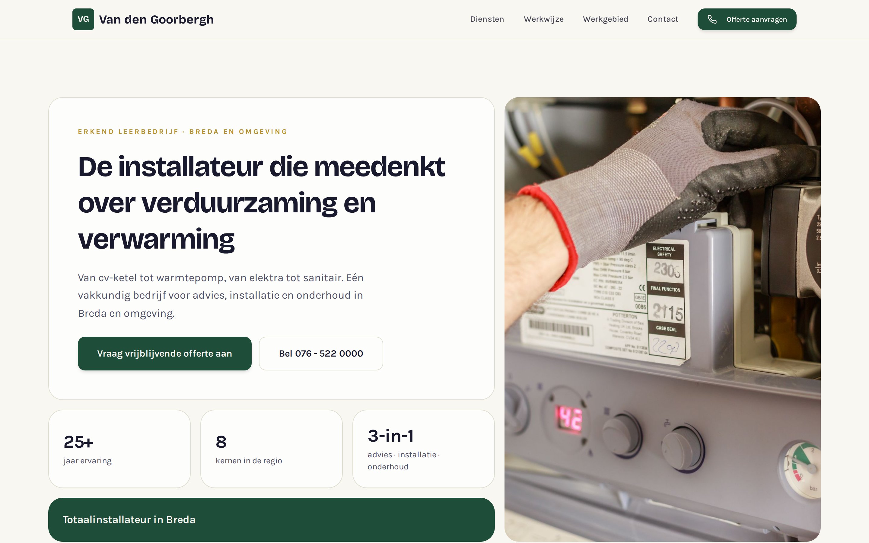 Installatiebedrijf Van den Goorbergh